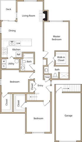 Zinnia floor plan